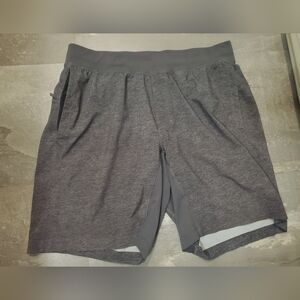 Lululemon Men's Grey Athletic Shorts. Not Lined. Heathered Grey. XL. 9" Inseam.